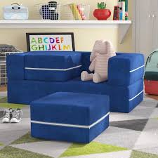 Mack Milo Mendonca Modular Kids Sofa And Ottoman Wayfair In 2020 Kids Sofa Kids Chaise Toddler Sofa