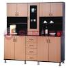 Giantex kitchen island cart, home bar serving cart, kitchen trolley with 3 large drawers, storage shelf and 3 tier shelves, rolling storage cabinet, mobile kitchen cart (black) 4.0 out of 5 stars. 1