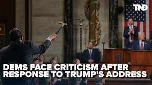 Democrats face criticism, internal strife after chaotic response to Trump's  Congress address