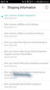 Here you find 51 meanings of the word consignment. Sarah Engkuskin On Twitter Dah Dapat Tracking Number Lepastu Check Apa Ni Arrive At Delivery Facility Item Processsed Atau Consignment Dispatch Out From Transit Office Jum Kita Belajar Apa Maksud