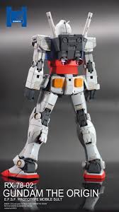 Custom Build Mg 1 100 Rx 78 02 Gundam The Origin Ver Gundam Kits Collection News And Reviews Gundam Custom Build Custom