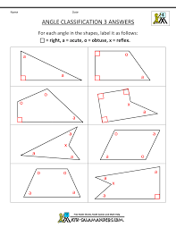 They are randomly generated, printable from your browser, and include the answer key. Triangles Angles