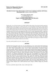 Contoh soal tes skd dan skb. Top Pdf Single Index Model Portfolio Formation Application 123dok Com