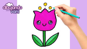 Dibujos animados para dibujar fáciles a color. Como Dibujar Una Flor Kawaii Dibujos Faciles Dibujos Kawaii Dibujos Para Dibujar Youtube