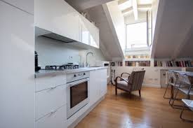 Once you've sized and trimmed your blocks, use two long wood screws to make the connection between apply even finish coating to kitchen island paneling. Mansarda Bianca Moderna Contemporary Kitchen Rome By Arch Marta Saponetti Houzz