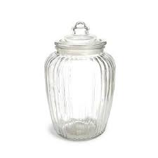 Vorratsglas Gerillt Klar Ca D 15 X H 24 5 Cm Vorratsdosen Vorrat Glas