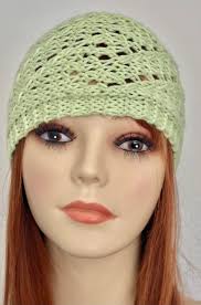Hand Knits 2 Love Cotton Headband Bandana Turban Flower Bead Designer Mint