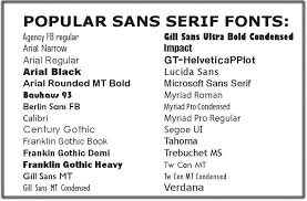 What Font Choices Are There For My Text Bulletin Bag Popular Sans Serif Fonts Sans Serif Fonts Sans Serif