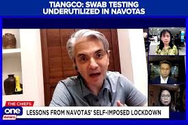 One News Few People Avail Free Swab Testing In Navotas Mayor Tiangco Facebook