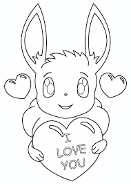 That was awesome eevee coloring pages to print hopefully useful and you like it. Lovely Pokemon Eevee Coloring Page Free Printable Coloring Pages For Kids