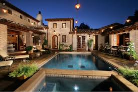 Below are several u shaped house plans with courtyard: U Shape House