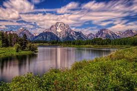 Wyoming Mountain River Landscape Wallpaper 2048x1365 135962 Wallpaperup