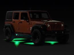 Kc Hilites Jeep Wrangler 6 Cyclone Led Rock Light Kit Green 91029 07 21 Jeep Wrangler Jk Jl