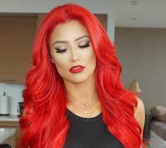 Natalie Eva Marie On Instagram A Closer Look At Yesterday S Glam Hair Glit Glam Mua Brittanybearmakeup Allr Glam Hair Beautiful Hair Bright Red Hair