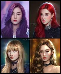 Friend gave me this idea to draw usagi wearing blackpink clothes ~ so here we are. Blackpink Fanart Jisoo Rose Lisa Jennie By Tinytruc On Deviantart Black Pink Kpop Blackpink Rose Blackpink