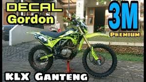 Gambar motor klx warna merah : Pasang Decal Klx Gordon Warna Fluo Stabilo Trail Mx Kudabesi Trabas Trailadventure Youtube