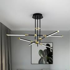 3 head rectangle ceiling diamond light hanging pendant light fitting kit. Acrylic Rectangle Stick Chandelier Light Fixture Modernism Black And Gold White And Gold Led Ceiling Pendant Light Beautifulhalo Com