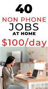 40 Non Phone Work From Home Jobs Hiring Now One Fine Wallet Typing Jobs From Home Money Life Hacks Home Jobs