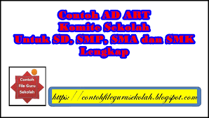 Ornisie blog archive contoh notulen rapat pembentukan komite. Contoh Ad Art Komite Sekolah Untuk Sd Smp Sma Dan Smk Bansos Tunai