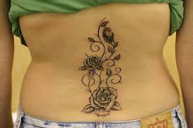 Roses And Vines Up Spine Tattoo Vine Tattoos Tattoos Floral Tattoo