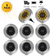 Wie funktionieren solarleuchten im garten? Solar Bodenleuchte Solarleuchten Garten 12 Led Real De