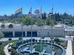 Template designer sign, icon colorful brush strockes rainbow. Lapid Orders Pride Flag Displayed At Foreign Ministry Sparking Ire On Far Right The Times Of Israel