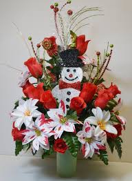 No Cc022 Holiday Christmas Silk Flower Cemetery By Aflowerandmore Christmas Flower Arrangements Christmas Flowers Cemetery Decorations
