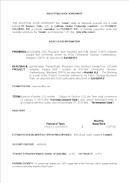 The first month of the lease is obligatory for the lessee; Industrial Land Lease Agreement Templates At Allbusinesstemplates Com