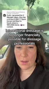 Replying to @Nikki Equine Business Consult. We have priced ourselves out  #dressage #paytoplay #expensive