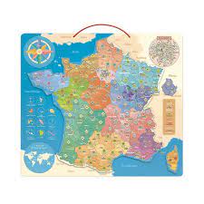 Whether you love cycling or just watching competitions like the tour de france, here are some useful french cycling terms to know. Carte De France Magnetique Educative En Bois Pour Enfant Vilac