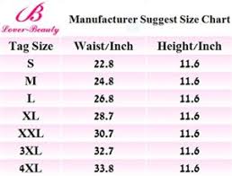 lover beauty womens latex underbust size chart min waist