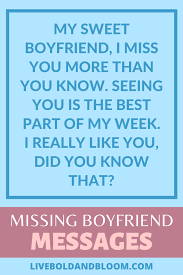 He'll surely feel special and end up having a huge smile on his face. Melt His Heart With These 55 I Miss You Messages For Him