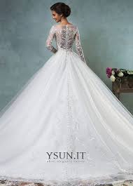 Tra i tanti preparativi di cui una sposa deve occuparsi per il suo matrimonio, vi è quello importante di scegliere il vestito per la damigella d'onore. Abito Da Sposa Tradizionali Tulle Naturale In Pizzo Maniche Lunghe Www Ysun It