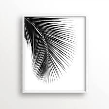 Black And White Palm Tree Print Palm Leaf Print Palm Tree Print Leaf Print Black Palm Print Black And White Palm Tree Tropical Poster Poster Palm Palm Tree Art Palm Palm Leaf Art Printable Art Prints Palm