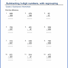 Three digit subtraction worksheet 2 item 5099 oright 2 t. 1