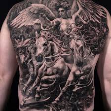 The dog's tattoo features a heart impaled with an arrow and the words alex and mel. Photo Realistic Tattoo All Things Tattoo