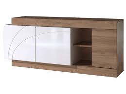 Con este buffet nature decorarás tu salón y al mismo tiempo dispondrás de un mueble muy útil en el que guardar todo tipo. Buffet 3 Portes 1 Tiroir Malcolm Buffet Conforama Pas Cher Ventes Pas Cher Com