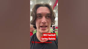 NIU Football Spring Update with TE Grayson Barnes #football #niu
