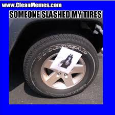 Funny Flat Tire Memes