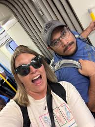 Family arrives in London for 7 day trip