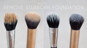 concealer from makeup brushes