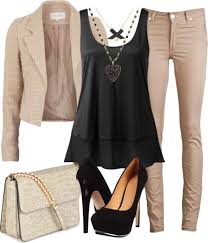 Black Blazer Khaki Pants Brown Shoes Designer Clothes Shoes Bags For Women Ssense Fashion Clothes Work Fashion