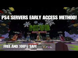 Unfortunately you cannot truly create a server on the ps4. Minecraft Ps4 Bedrock How To Join A Server Vps And Vpn