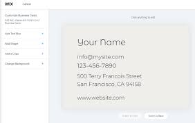 Create free, custom business card designs. Wix Logo Ordering Business Cards With Your Logo Help Center Wix Com