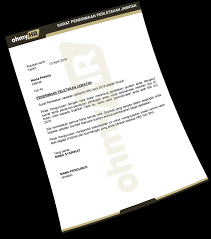 Contoh surat notis pemberhentian kerja oleh majikan. Oh My Hr Template Dokumen Pengurusan Pekerja