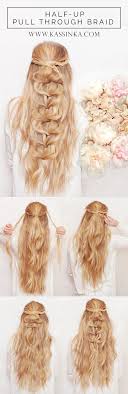 This dreamy knotted style is both easy and stylish. 15 Super Easy Half Up Hairstyle Tutorials You Have To Try Fashionsy Com