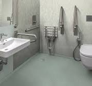 Bathroom, shower and toilet floors - Healthcare flooring ...