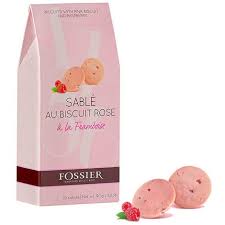 Raspberry Pink Biscuits Sable From Reims Biscuits Fossier