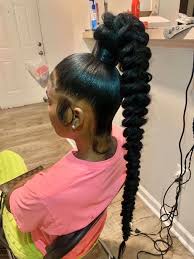 The other side has a stylish pattern while the braids have braid cuffs and beads. 12 Best Ponytails For Black Women 2021 All Things Savvy