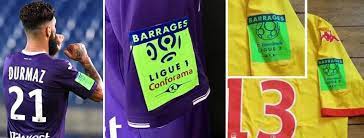 At the top of the french football league system, it is the country's primary football competition. Football Teams Shirt And Kits Fan France Lfp Ligue 1 2 Barrages Patch